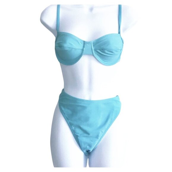Blue bikini sets, Warehouse UK, Size US 10 - Picture 3 of 10